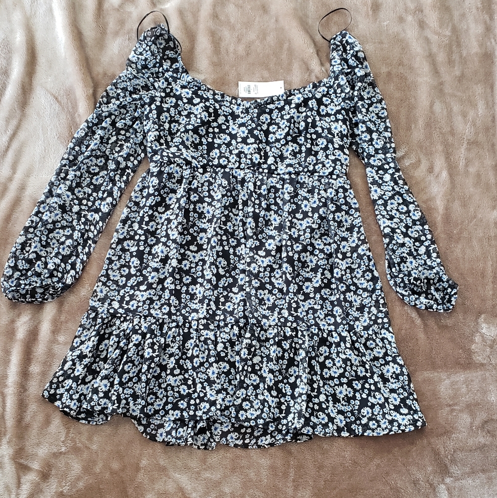 Floral off the shoulder dress